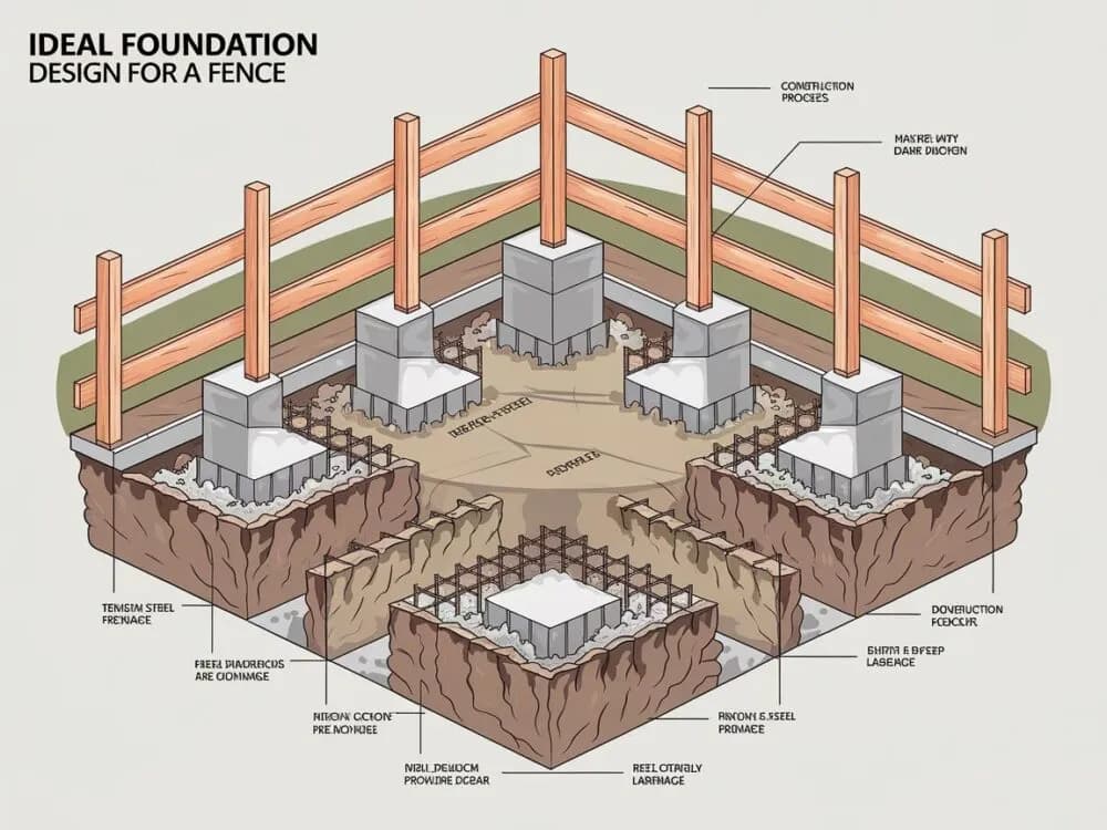 Jak zrobić fundament pod ogrodzenie – uniknij najczęstszych błędów