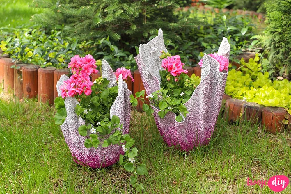 Jak zrobić doniczkę z ręcznika i cementu - proste kroki i porady